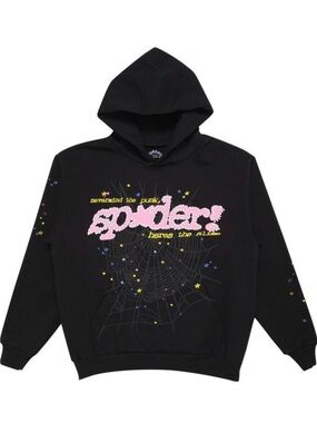 Black Sp5der Hoodie size medium